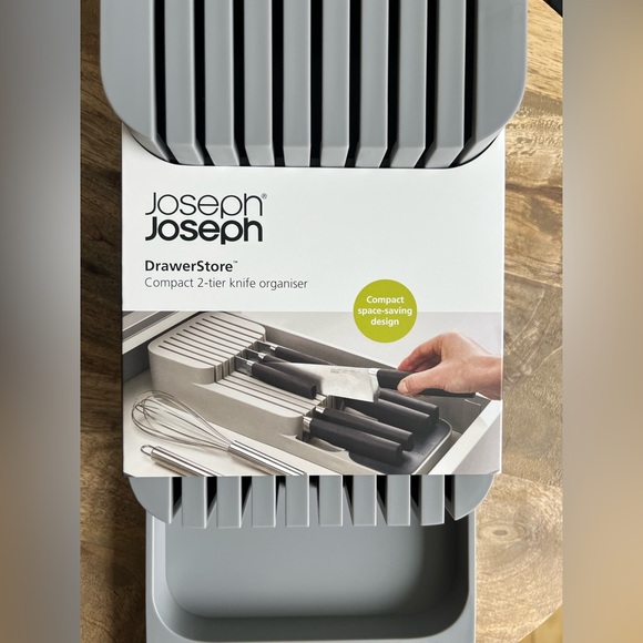 Joseph Joseph DrawerStore Gray Knife Organizer - Picture 8 of 10